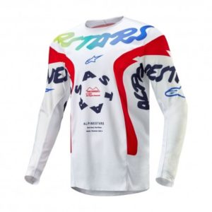 CAMISETA ALPINESTARS RACER HANA BLANCO / MULTICOLOR.