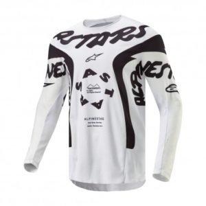 CAMISETA ALPINESTARS RACER HANA BLANCO / NEGRO.