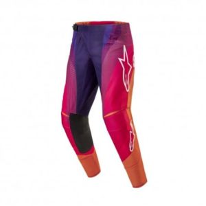PANTALONES ALPINESTARS TECHSTAR PNEUMA MORADO / NARANJA / AZUL.
