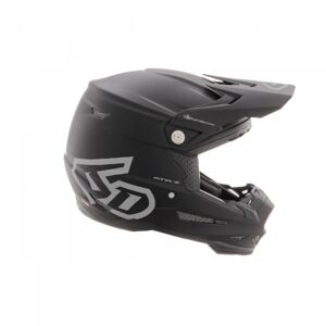 Casco 6D ATR-2 – Solid Matte Black.